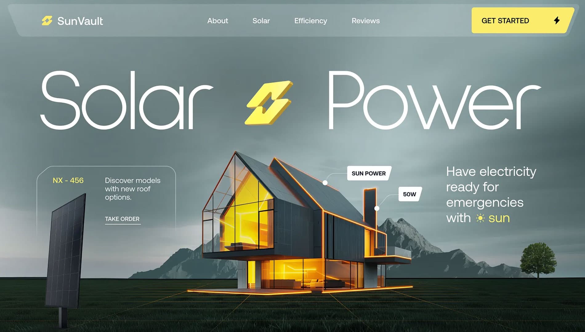 Website for Energy Firm